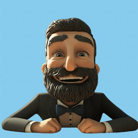 Mr Sergeant, a bearded tutor in a dinner jacket and bow tie